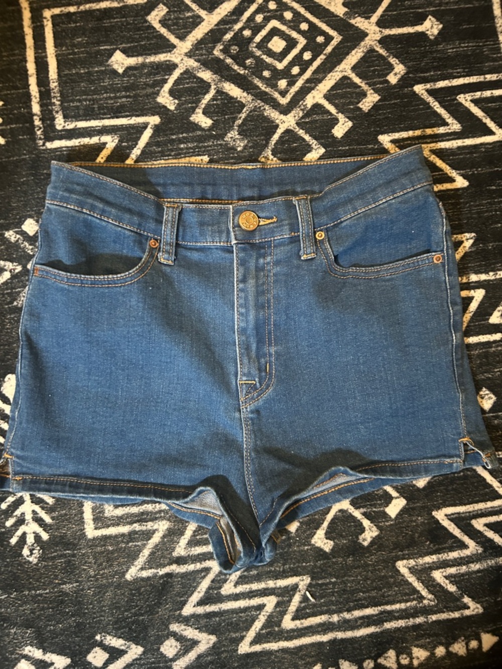 BDG Classic Mid-Blue Denim Jean Shorts